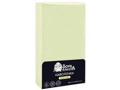 Наволочка Sova&Javoronok 70x70cm 2шт Бязь Light Green 17030118000