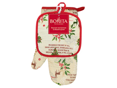 Кухонный набор Bonita Зимний лес: рукавица, прихватка 11010820616