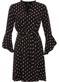 Платье с поясом Bonprix