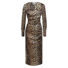 Шелковое платье Ganni