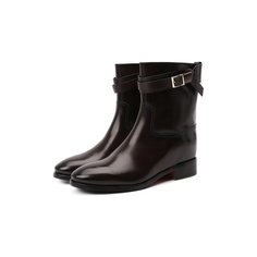 Кожаные ботинки Santoni