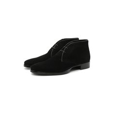 Замшевые ботинки Santoni