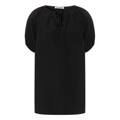 Топ из вискозы и льна Jil Sander