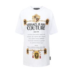 Хлопковая футболка Versace Jeans Couture