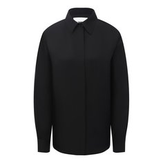 Рубашка из вискозы и шелка Jil Sander