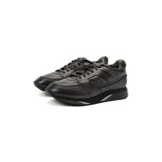 Кожаные кроссовки Santoni
