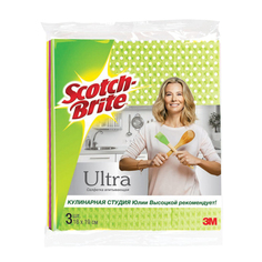 Салфетки универсальные Ультра Scotch-Brite 3 шт 3M