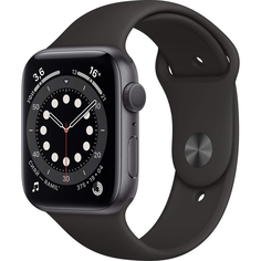 Смарт-часы Apple Watch 6 GPS 44мм Space Gray M00H3RU/A