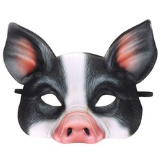 Маска Long Cheng Yiwu City Свинья черная