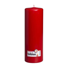Свеча Bolsius 30x10 красная