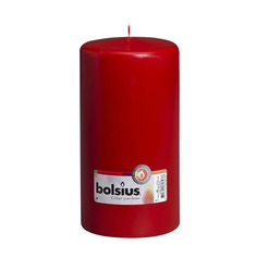 Свеча Bolsius 20x10 красная