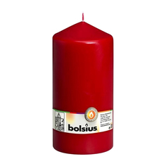 Свеча Bolsius 20x10 бордо