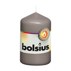 Свеча Bolsius Moccolo 8x5 серая
