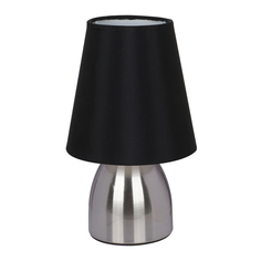 Настольная лампа J-light BUFFY 1311/1T E27*1*25W никель/коричневый