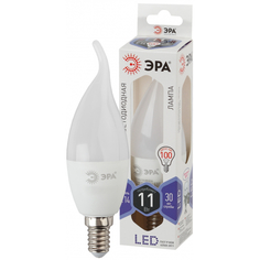 Лампа ЭРА LED smd BXS-11w-860-E14 свеча на ветру дневной свет ERA