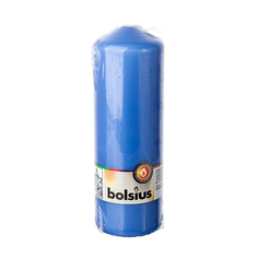 Свеча-столбик Bolsius 20x7 васильковая