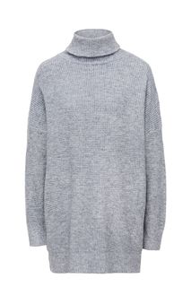 Серый шерстяной свитер свободного кроя Alisia HIT