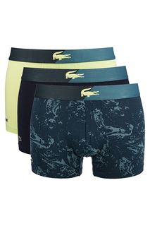 Комплект из трех трусов-боксеров из хлопка Lacoste