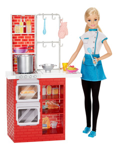 Игровой набор Barbie шеф итальянской кухни с куклой