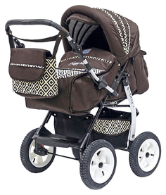 Коляска-трансформер BartPlast Diana 2016 PKL Коричневая