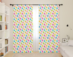 Фотошторы Сирень Mahsan 290x260