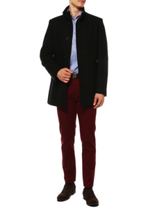 Пальто мужское BAZIONI 5020 MELTON BLACK черные 54