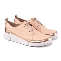 Полуботинки женские Clarks Tri Clara розовые 38 EU