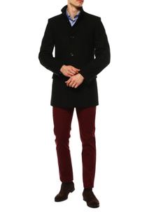 Пальто мужское BAZIONI 5021 MELTON BLACK черные 56