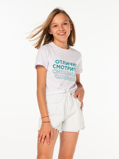 Шорты для девочек Orby 100286 цв. голубой, р.146-152