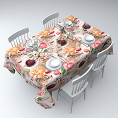 Скатерть Сирень Romantika Puteshestviya Цвет: Бежевый (145х220 см)