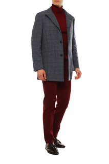 Пальто мужское BAZIONI 5020 S LEOPOLDO GREY BLUE синее 58