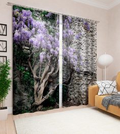 Фотошторы Сирень Safir 290x260
