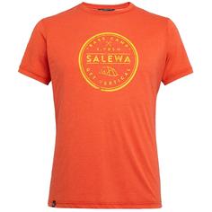 Футболка Для Активного Отдыха Salewa 2019 Base Camp Dri-Rel M S/S Dawn Melange (Eur:52/Xl)