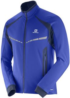 Куртка Беговая Salomon 2018-19 Rs Warm Softshell Jkt M Surf Web/Night Sky (Us:s)