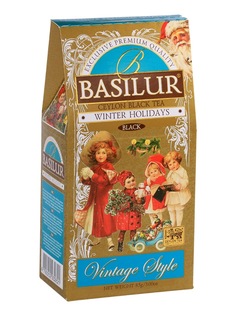 Чай Basilur ВИНТАЖ "Зимние каникулы" 85г картон