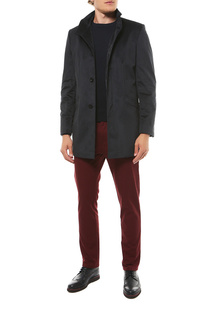 Пальто мужское ABSOLUTEX 5020 S VELOURS DK синее 48