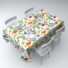 Скатерть Сирень Letnyaya Kollekciya Цвет: Белый (145х220 см)