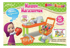 Супермаркет игрушечный Затейники Маша и Медведь Машин магазинчик