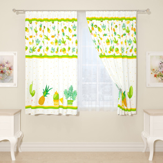 Фотошторы Сирень Tropicheskoe Nastroenie Цвет: Белый 290x160