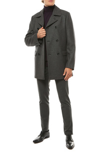 Пальто мужское ABSOLUTEX 5042 M PERANI GREY серое 52