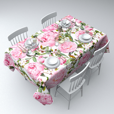 Скатерть Сирень Ljogkost Piona Цвет: Белый (120х145 см)