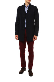 Пальто мужское BAZIONI 5015 TADDEO синее 52