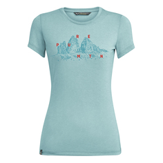 Футболка Salewa 2020 Graphic Dri-Release® Womens Canal Blue Melange 42/36