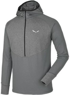 Футболка Salewa 2017-18 Puez Dry M L/S Hood Hz Tee Quiet Shade/0910 54/2X