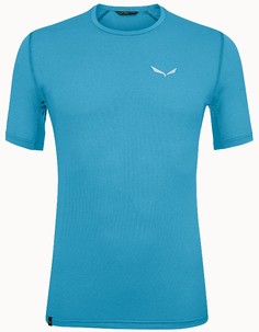 Футболка Salewa 2020 Pedroc Hybrid 3 Dry M S/S Blue Danube Melange 48/M