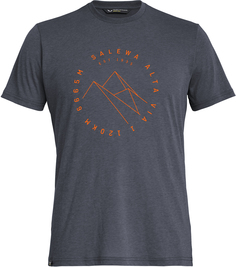 Футболка Salewa 2020 Alta Via Dri-Rel M S/S Premium Navy Melange 46/S