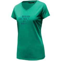 Футболка Salewa 2018 Slash Dri-Rel W S/S Tee Peacock Gr. Melange 44/38