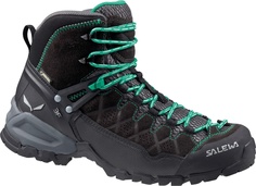 Ботинки Salewa 2020 Alp Trainer Mid Gore-Tex Womens Black Out/Agata / Синий (Uk:4,5)