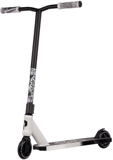 Трюковой самокат Plank Kore черно-белый BKW