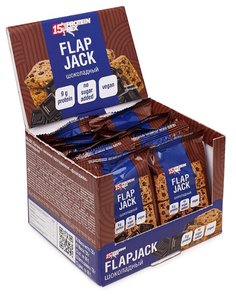 Печенье протеиновое овсяное PROTEIN REX Flapjack (коробка, 12штук по 40 гр) (Шоколад)